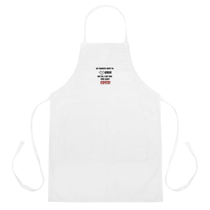 Embroidered Apron