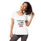 Women’s fitted v-neck t-shirt